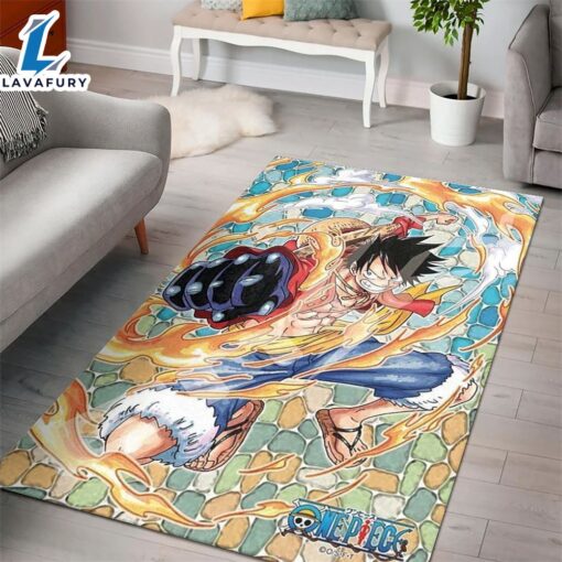 Luffy One Piece Anime Movie Area Rug