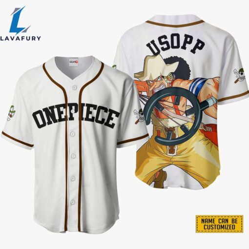 Usopp Baseball Jersey Shirts One Piece Custom Anime For Fans