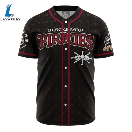 Blackbeard Pirates Blackbeard One Piece Baseball Jersey