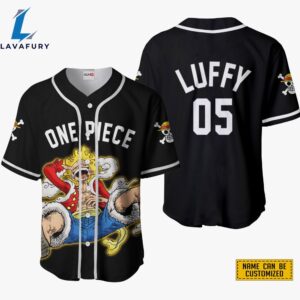 Luffy Gear 5 Baseball Jersey Shirts One Piece Anime Sport Style