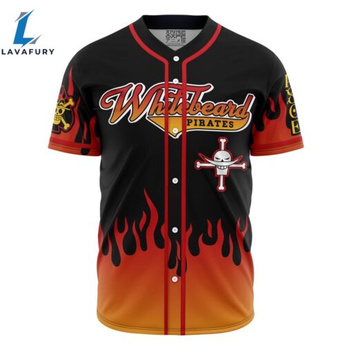 Whitebeard Pirates Ace One Piece Baseball Jersey