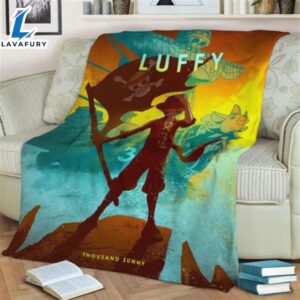 Luffy Fleece Blanket Gift For Fan