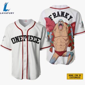Franky Baseball Jersey Shirts One Piece Custom Anime For Fans