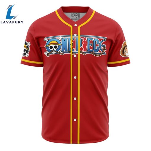 Luffy One Piece Movie Anime Baseball Jersey