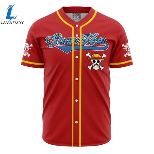 Strawhats Luffy One Piece Baseball Jersey