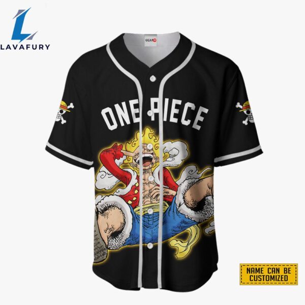 Luffy Gear 5 Baseball Jersey Shirts One Piece Anime Sport Style