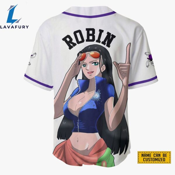 Nico Robin Baseball Jersey Shirts One Piece Custom Anime For Fans