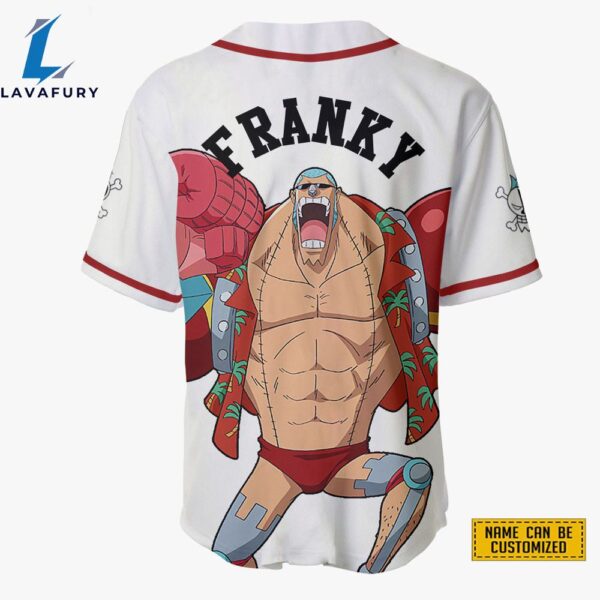 Franky Baseball Jersey Shirts One Piece Custom Anime For Fans