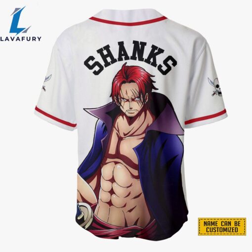 Shanks Baseball Jersey Shirts One Piece Custom Anime For Fans