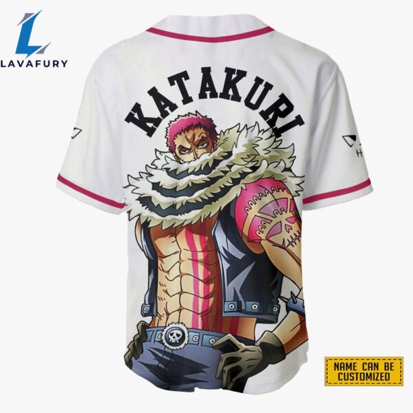 Charlotte Katakuri Baseball Jersey Shirts One Piece Custom Anime For Fans