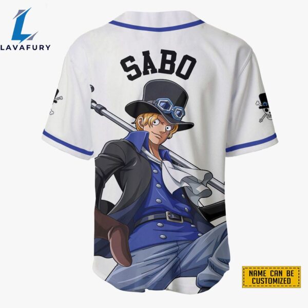 Sabo Baseball Jersey Shirts One Piece Custom Anime For Fans