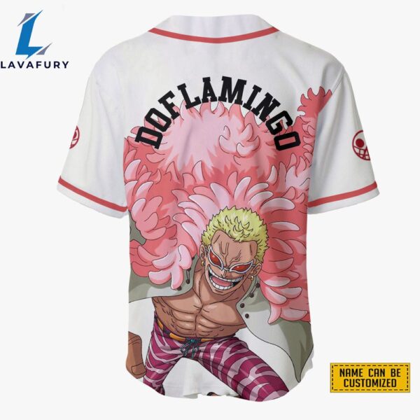 Donquixote Doflamingo Baseball Jersey Shirts One Piece Custom Anime For Fans