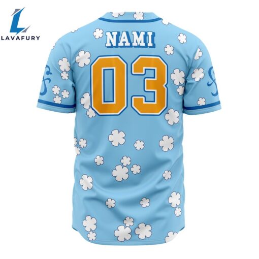 Straw Hats Nami One Piece Baseball Jersey