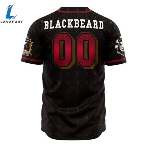 Blackbeard Pirates Blackbeard One Piece Baseball Jersey