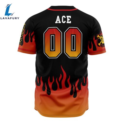 Whitebeard Pirates Ace One Piece Baseball Jersey