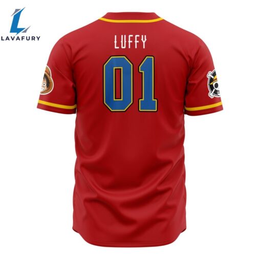 Luffy One Piece Movie Anime Baseball Jersey