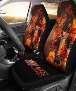 Ace One Piece Anime Car Seat Covers Universal Fit