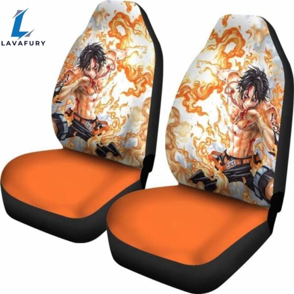 Ace One Piece Movie Car Seat Covers Universal Fit