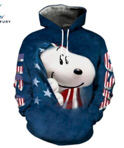 American Flag Snoopy Cartoon Movie…