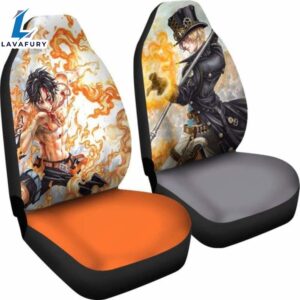 Anime Ace Sabo One Piece Car Seat Covers Universal Fit 4 lap9mb.jpg