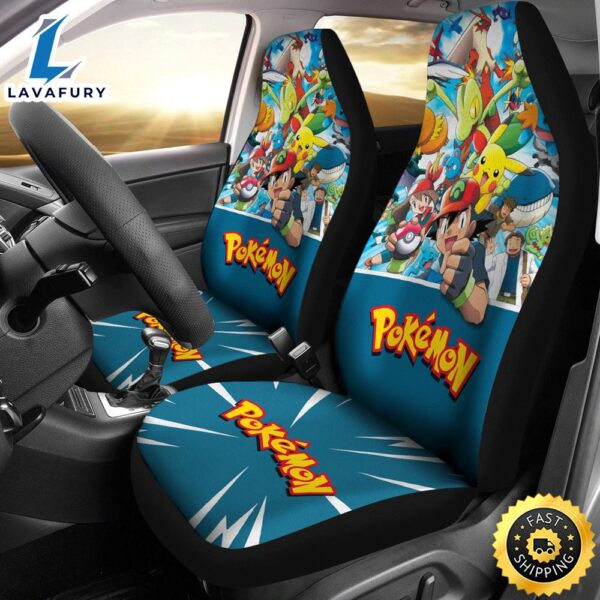 Anime All Of Pokemon Car Seat Covers Pikachu Pokemon Car Accessorries
