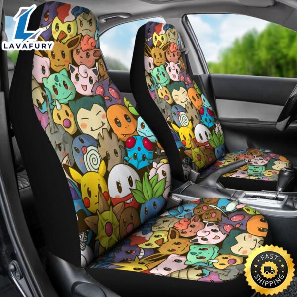 Anime All Of Pokemon Car Seat Covers Pokemon Car Accessorries