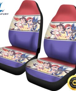 Anime Ash Ketchum Pikachu Pokemon Car Seat Covers 2 bwx2ie.jpg