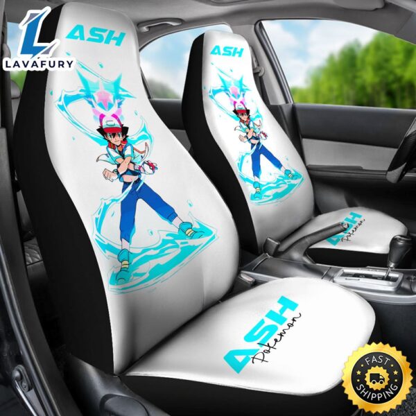 Anime Ash Ketchum Pokemon Car Seat Covers Pokemon Car Accessorries