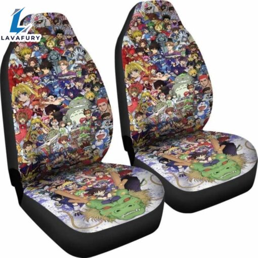 Anime Funny Car Seat Covers Universal Fit