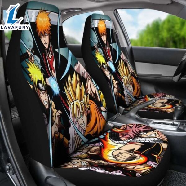 Anime Legends Car Seat Covers Universal Fit