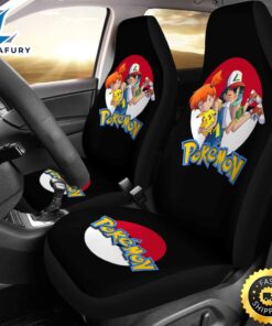 Anime Misty Ash Pikachu Pokemon Car Seat Covers Pokemon Car Accessorries 1 xjpia3.jpg
