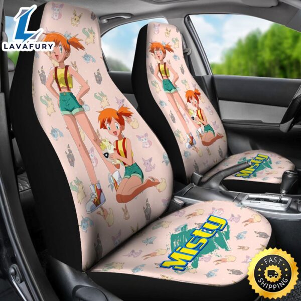 Anime Misty Pokemon Car Seat Covers Pokemon Car Accessorries