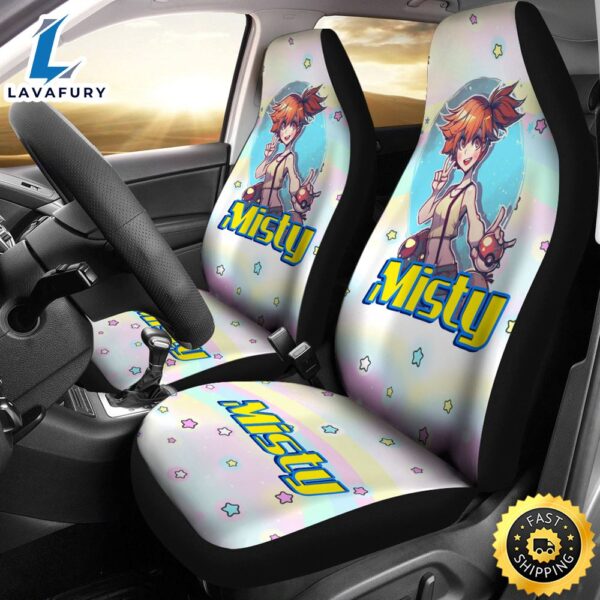 Anime Misty Love Ash Pokemon Car Seat Covers Pokemon