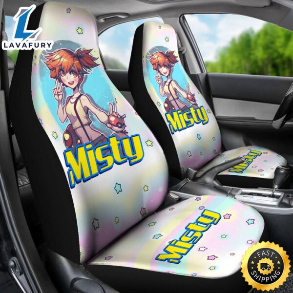 Anime Misty Love Ash Pokemon Car Seat Covers Pokemon
