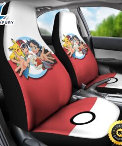 Anime Pokemon Ash Ketchum Pikachu Pokemon Car Seat Covers 3 c9txby.jpg
