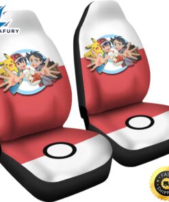 Anime Pokemon Ash Ketchum Pikachu Pokemon Car Seat Covers 4 lkhaoh.jpg