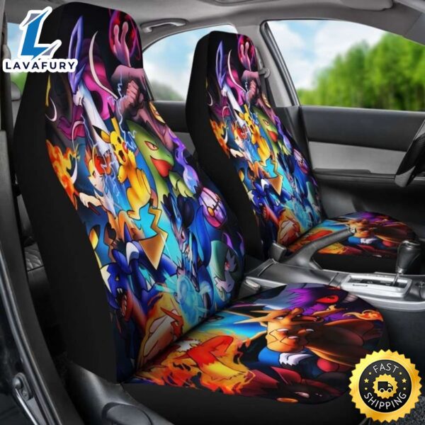 Anime Pokemon Car Accessories Gift Car Seat Covers Universal