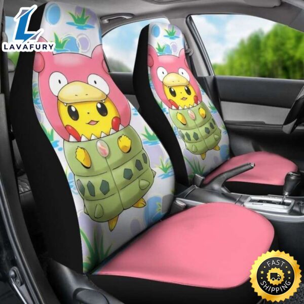 Anime Pokemon Pikachu Car Seat Covers