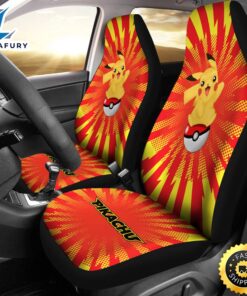 Anime Pokemon Pikachu Car Seat…