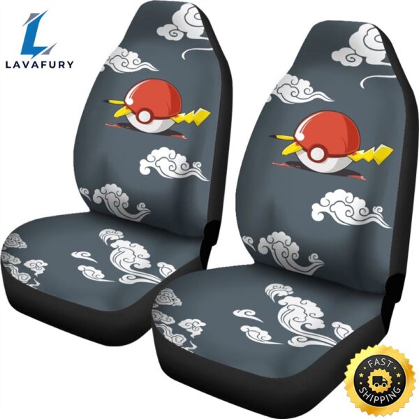 Anime Pokemon Pikachu Car Seat Covers Pokemon Car Accessorries