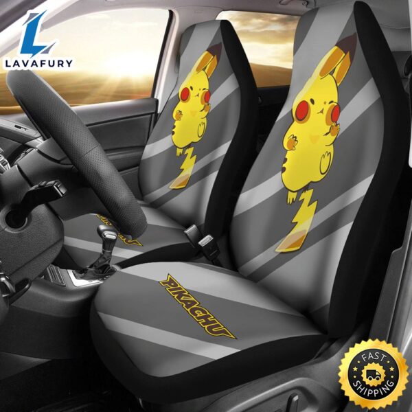 Anime Pokemon Pikachu Car Seat Covers Pokemon Cute