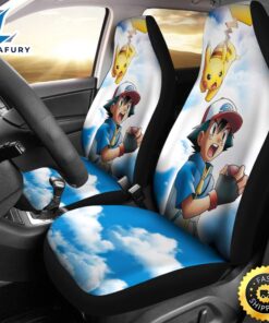 Anime Pokemon Pikachu Car Seat…