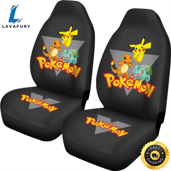 Anime Pokemon Pikachu Movie Car Seat Covers Pokemon