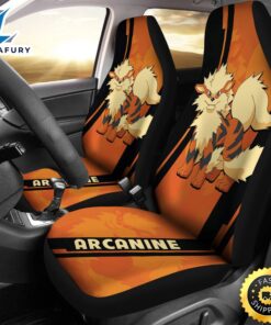 Arcanine Pokemon Car Seat Covers Style Custom For Fans
