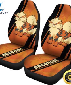 Arcanine Pokemon Car Seat Covers Style Custom For Fans 2 f61qgc.jpg