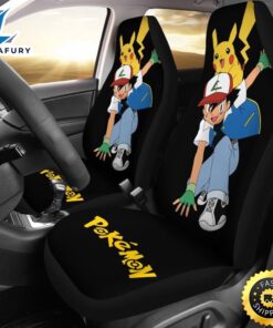 Ask Ketchum Pikachu Car Seat Cover Anime Pokemon Car Accessories 1 kdrpo6.jpg