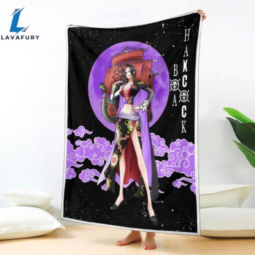 Boa Hancock Moon Style One Piece Anime Blanket