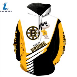Boston Bruins Basketball Snoopy For Fans Full Printing Cartoon Movie 3d All Over Print Shirt