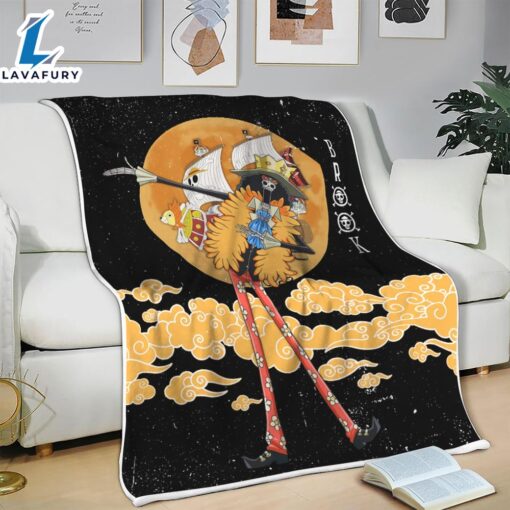 Brook Moon Style One Piece Anime Blanket