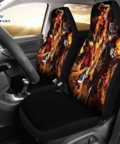 Brothers Luffy One Piece Car Seat Covers Universal Fit